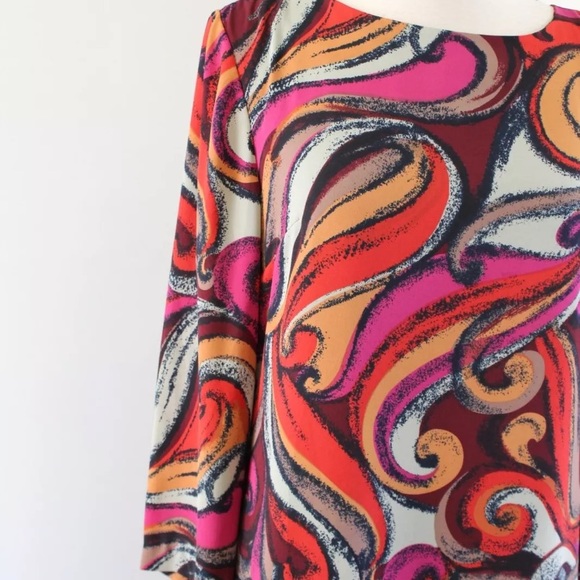 Maeve Flavia Swirl Shift Dress - Picture 3 of 5